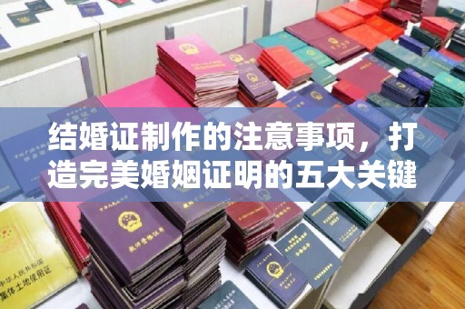 黎城结婚证制作的注意事项，打造完美婚姻证明的五大关键点